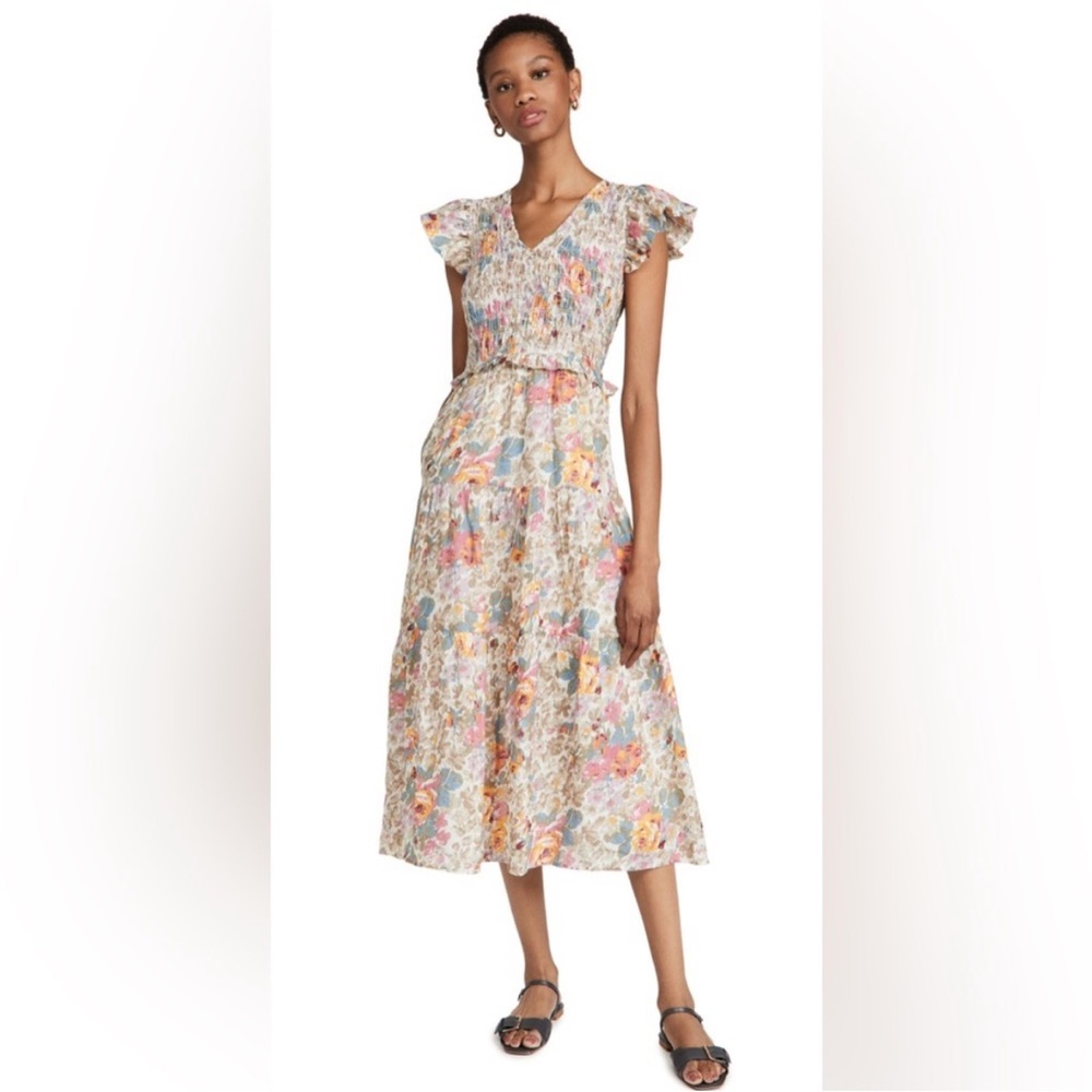 Sea Ines Floral Smocked Dress